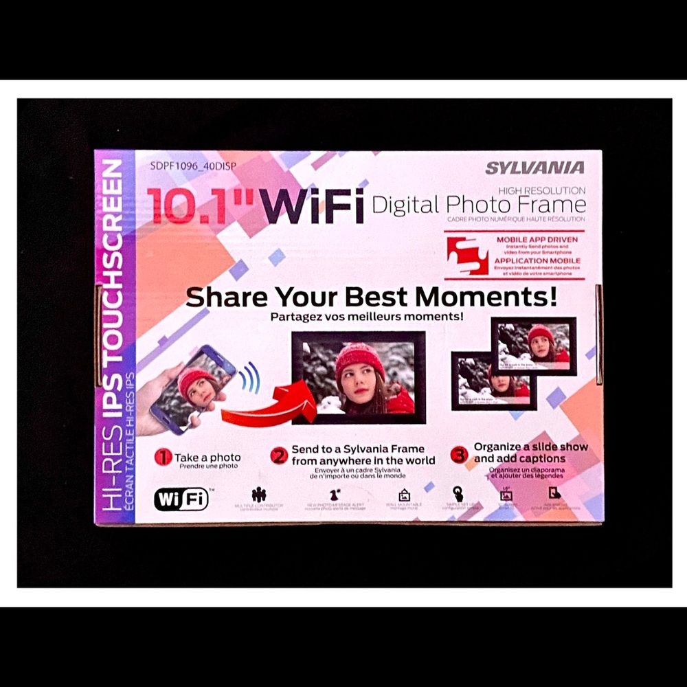 Sylvania 10.1" WiFi Picture Frame